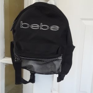 Bebe mini black and white backpack